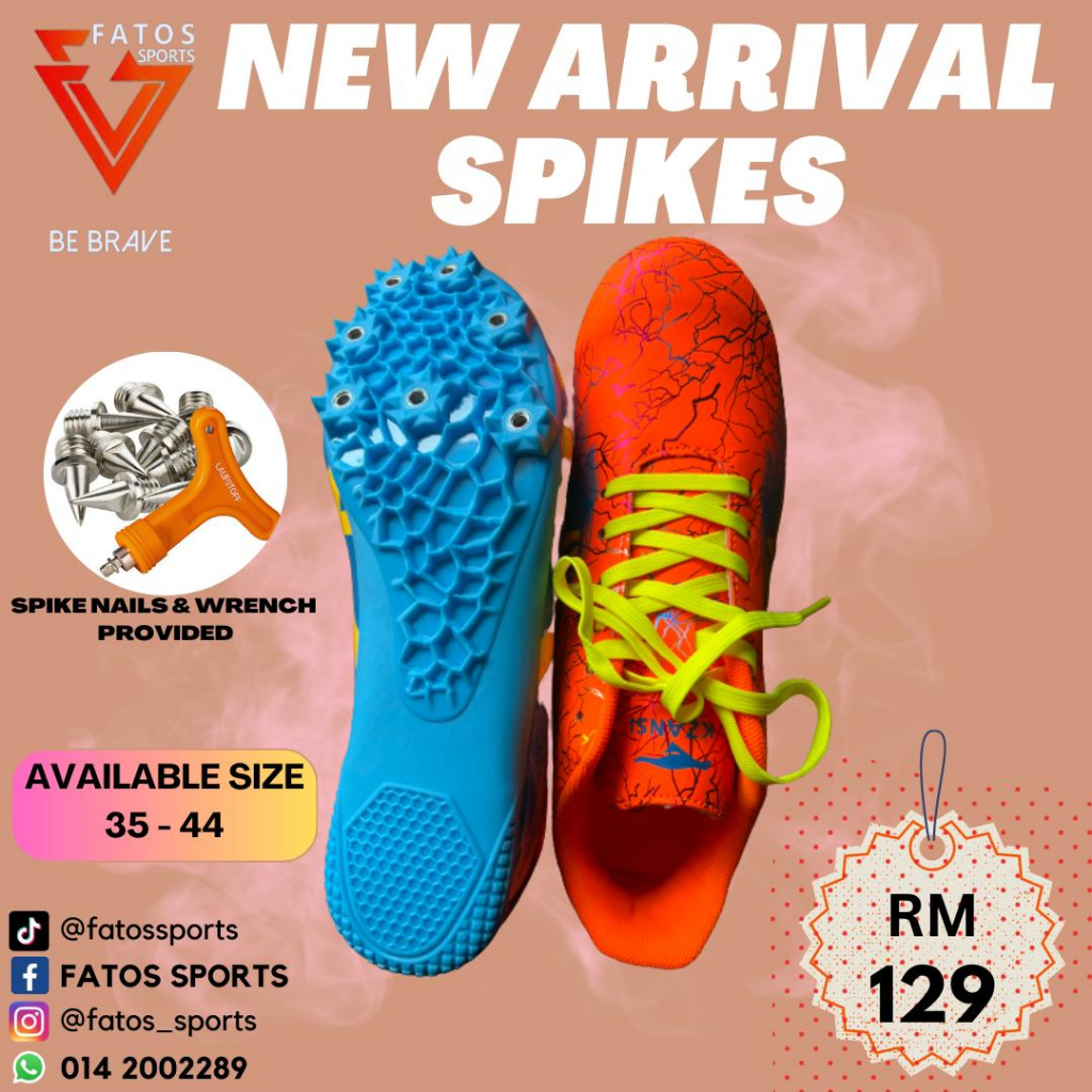 FATOS SPORTS 🔥 NEW ARRIVAL 🔥 SPIKE SHOES / RUNNING / KASUT MURAH