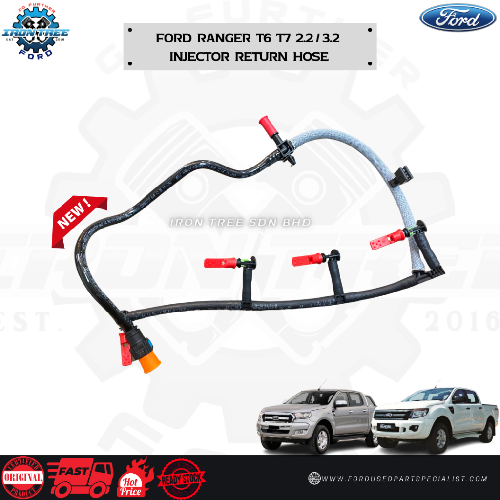 Injector Return Hose Ford Ranger T6 T7 2.2/3.2 (New) BB3Q-9K022-AG/BB3Q ...