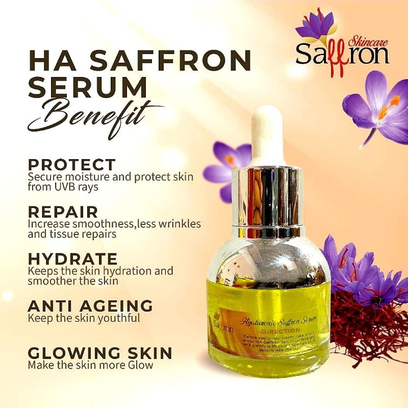 SAFFRON SKINCARE ORIGINAL- HA SAFFRON SERUM | Shopee Malaysia