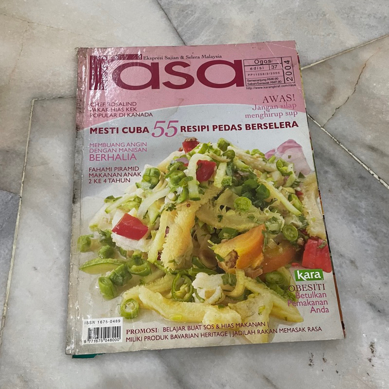 majalah lama “RASA” , “SAJI” (buku resipi masakan) | Shopee Malaysia