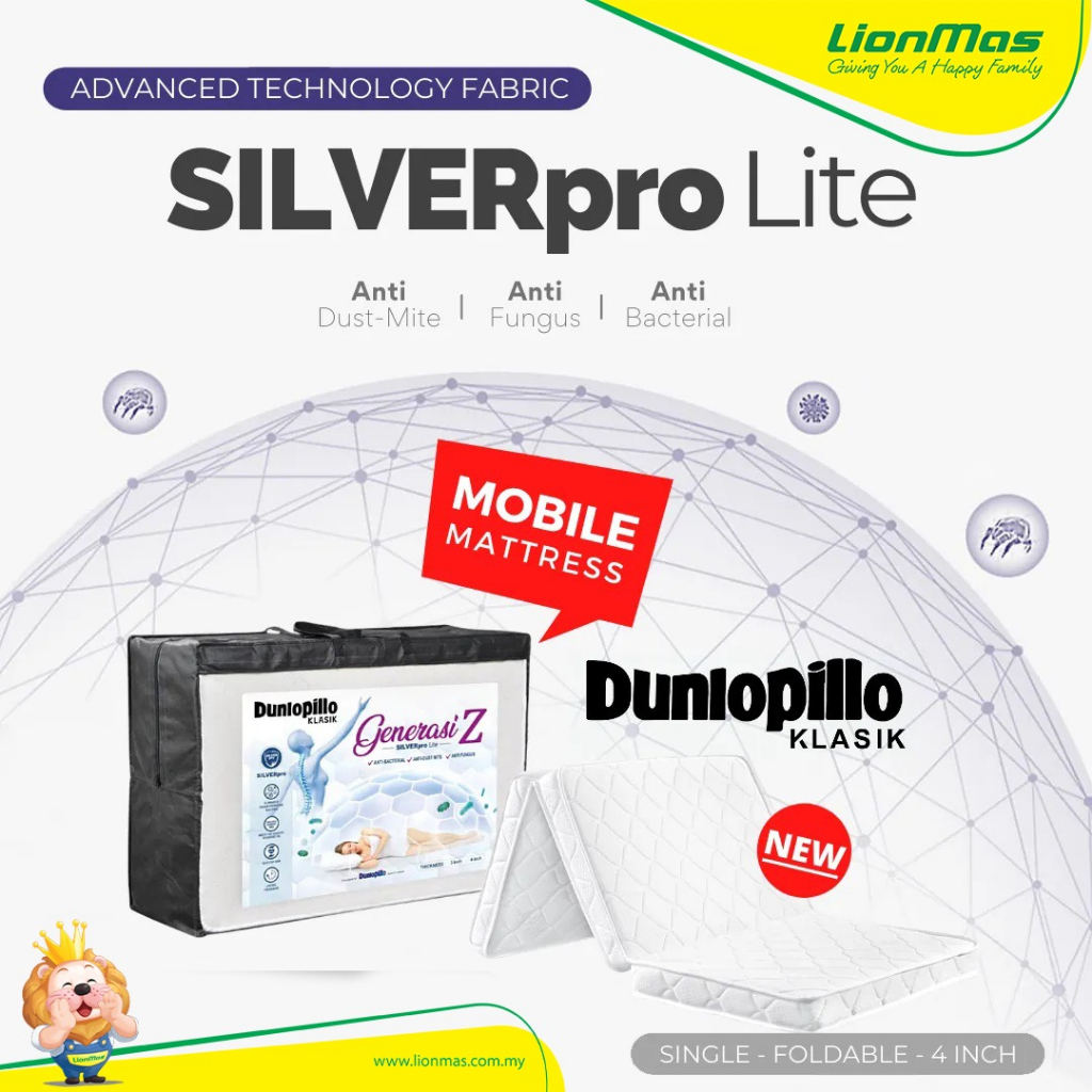 DUNLOPILLO Klasik Generasi Z Foldable Mattress (190 x 91 x 10cm