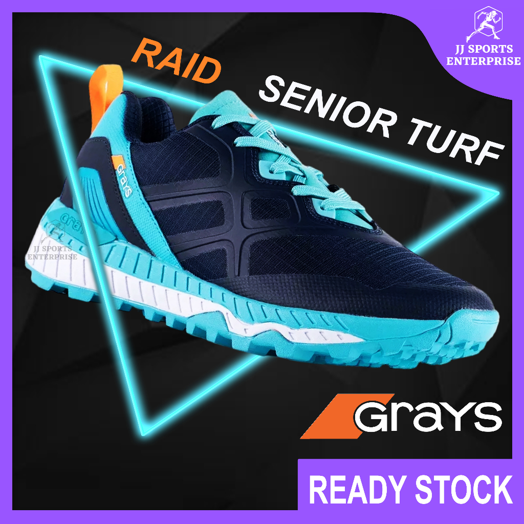 Grays Raid Hockey Shoes Senior Kasut Hoki Turf Shoe Hockey Shoe Navy