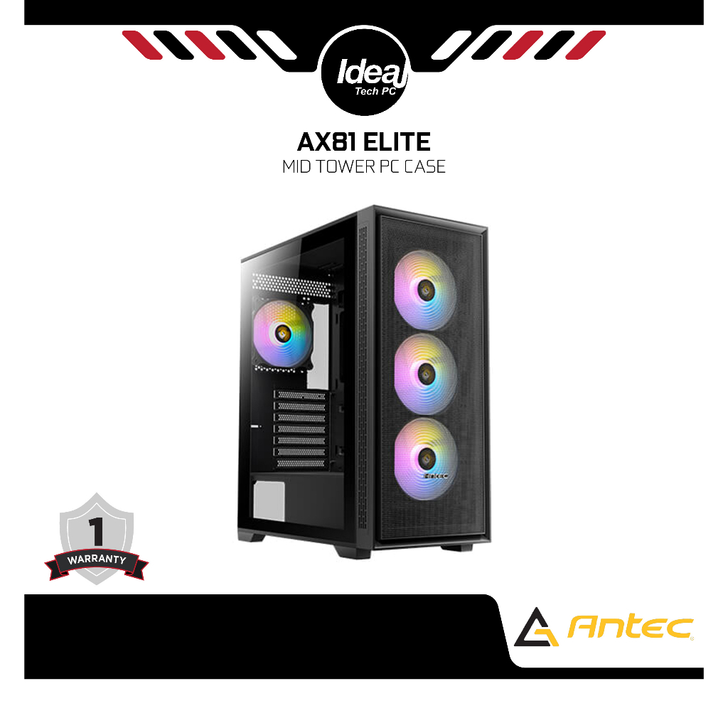 Antec AX81 Elite | Mid Tower PC Case | Shopee Malaysia