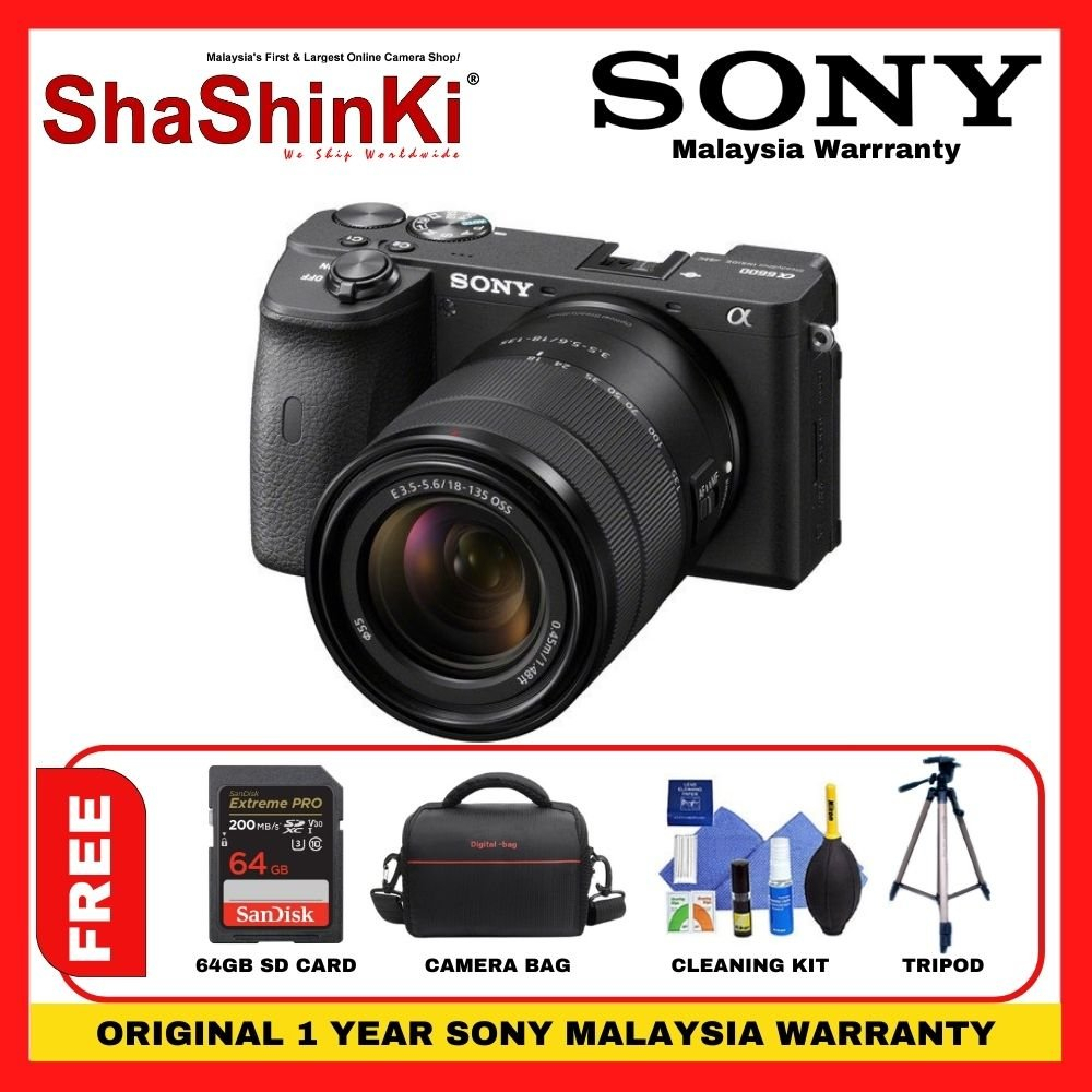 Sony Alpha a6600 Mirrorless Digital Camera with 18135mm Lens (Sony