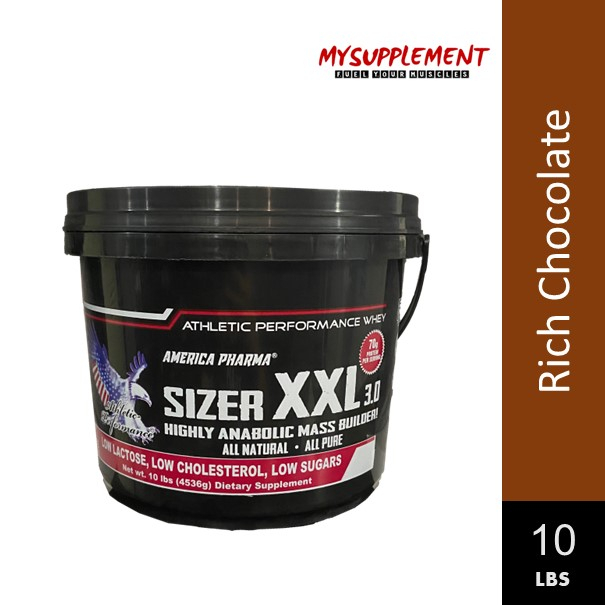 America Pharma Sizer XXL 10lbs Anabolic Mass, Mass Protein Susu Protein ...