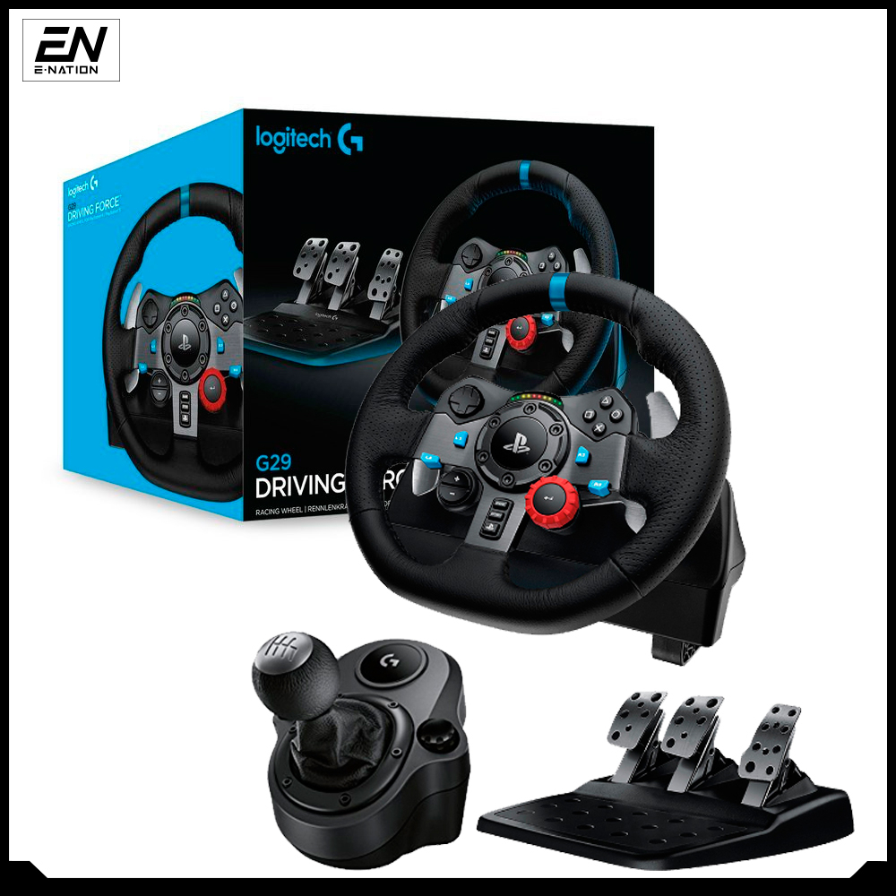 [READY STOCK] Logitech G29 / G923 Gaming Racing Steering Wheel + Pedal