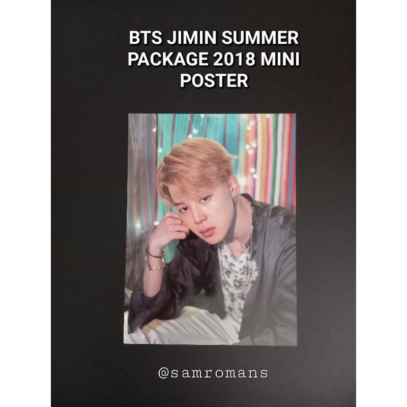 OFFICIAL BTS PARK JIMIN SUMMER PACKAGE 2018 MINI POSTER Shopee Malaysia