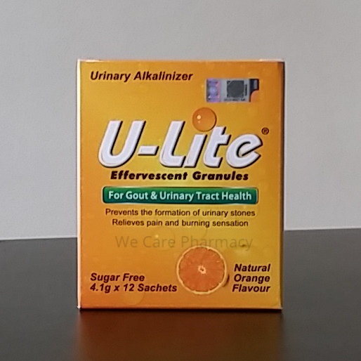 ULITE Effervescent Granules Sachet 12's Alkalinizer For Urinary