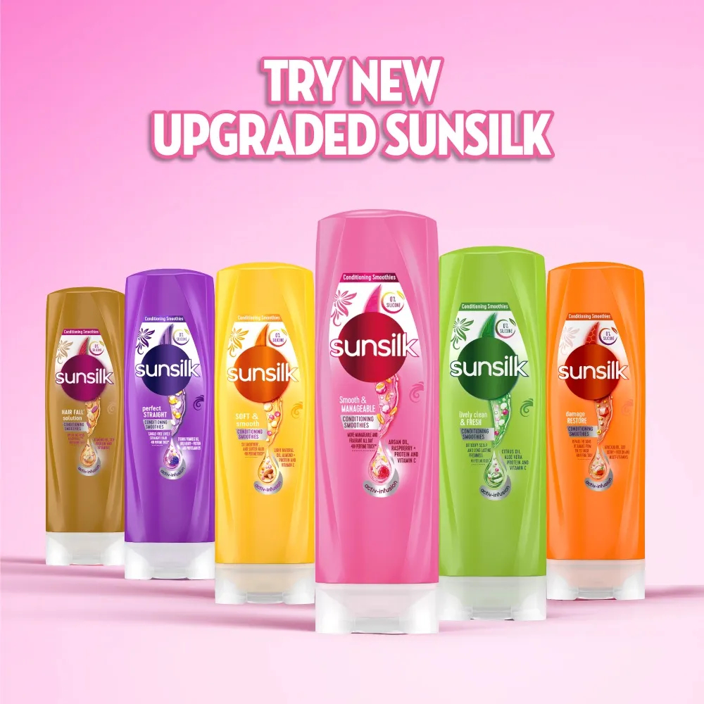 Sunsilk Conditioner 300ml Smooth Manageablesoft Smoothlively Clean Freshperfect Straight