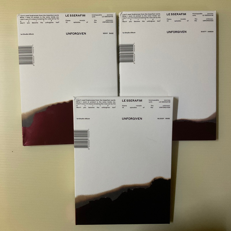 LE SSERAFIM UNFORGIVEN UNSEALED ALBUM | Shopee Malaysia