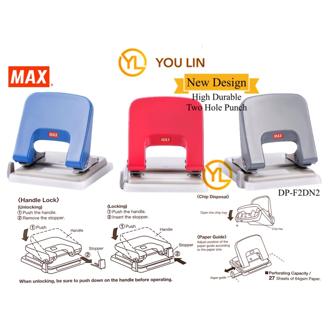 MAX DP-F2DN2 D Type Puncher | Shopee Malaysia