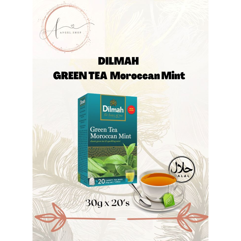 DILMAH GREEN TEA WITH MOROCCAN MINT FLAVOURED Shopee Malaysia