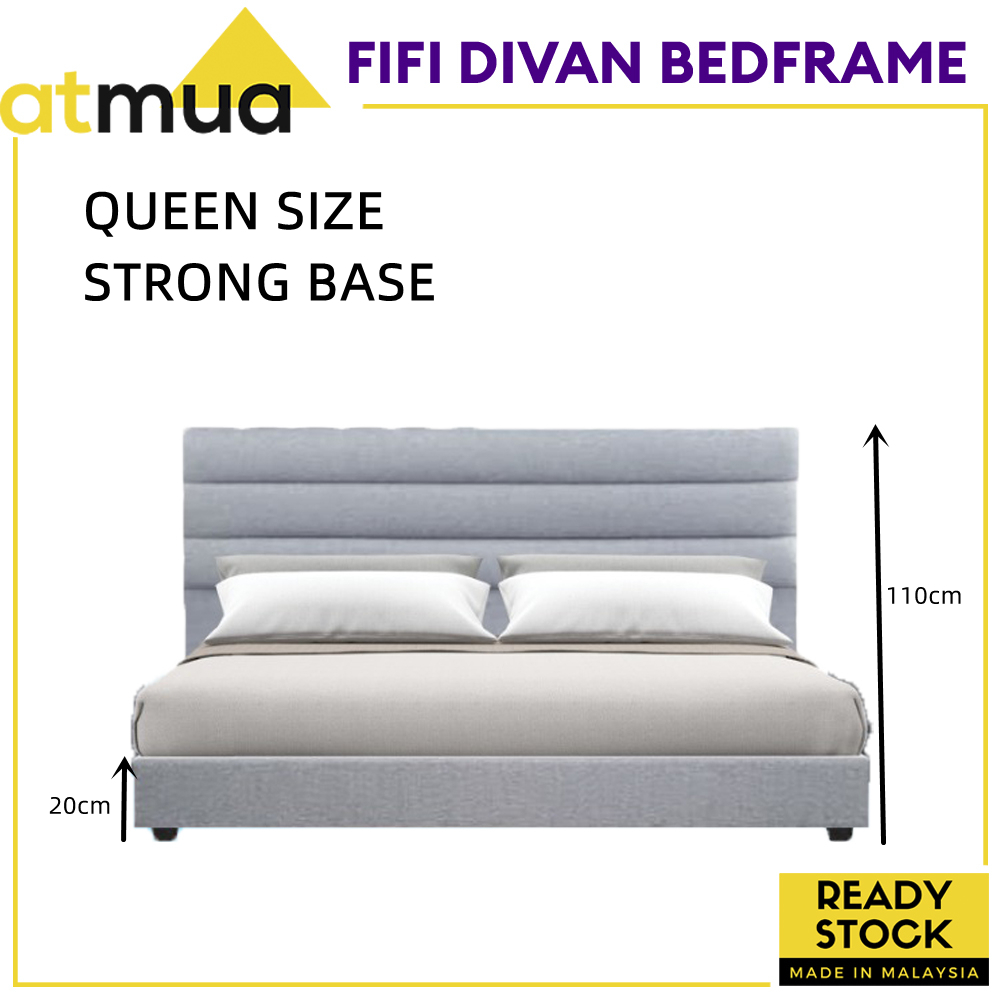 Atmua Furniture Titi Queen Size Divan Bed Frame Katil Quen Katil Murah