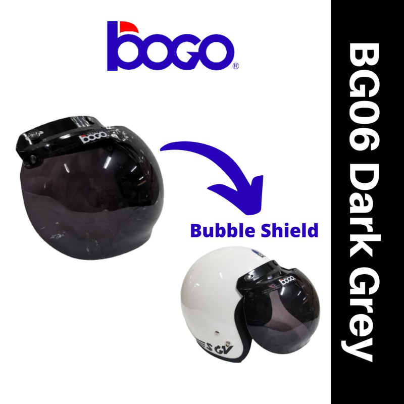 BOGO Visor Button Black Cap BG05 BG25 BO GO Bikko helmet SGV MHR