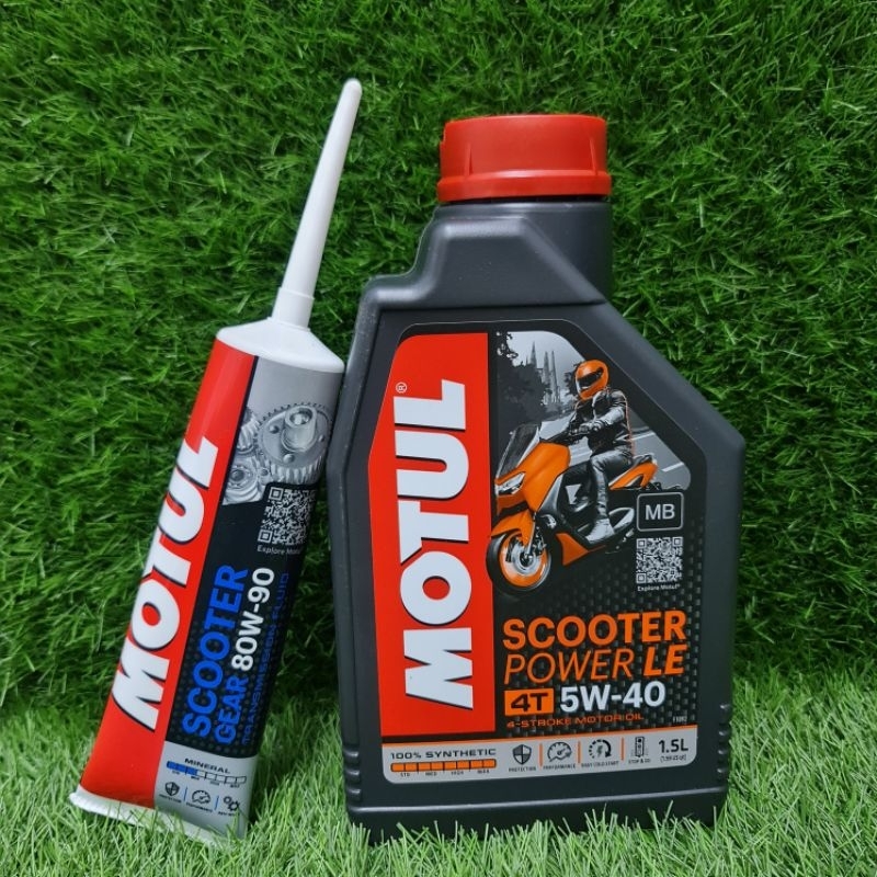 Scooter Power LE 100 Synthetic 5W40 With Gear Oil 80W90