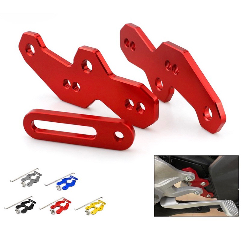 Footrest Bracket Yamaha R15 V3 MT15 Cnc Silver Black Gold Black Grey