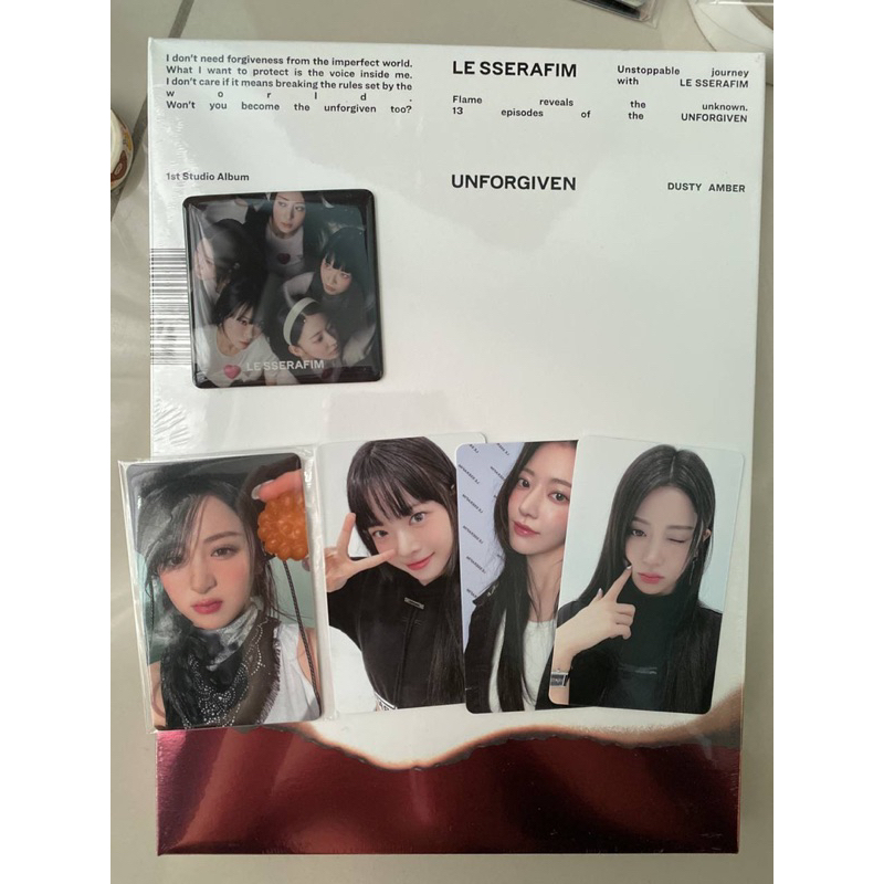 READY STOCK] KPOP SEALED ALBUM - LE SSERAFIM UNFORGIVEN & CRAZY