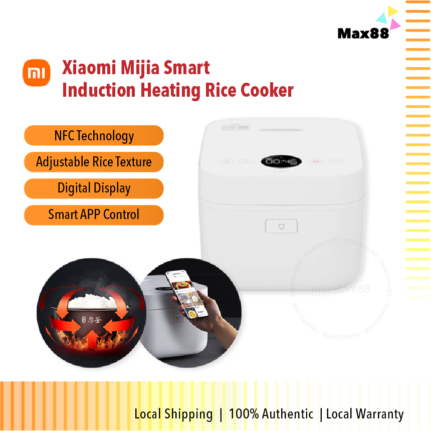 Xiaomi Mijia Smart Induction Heating IH Rice Cooker 3L / 4L | Shopee ...