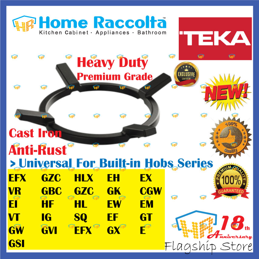 TEKA Wok Stand Kuali Stand Pan Support Cast Iron Universal Wok Stand