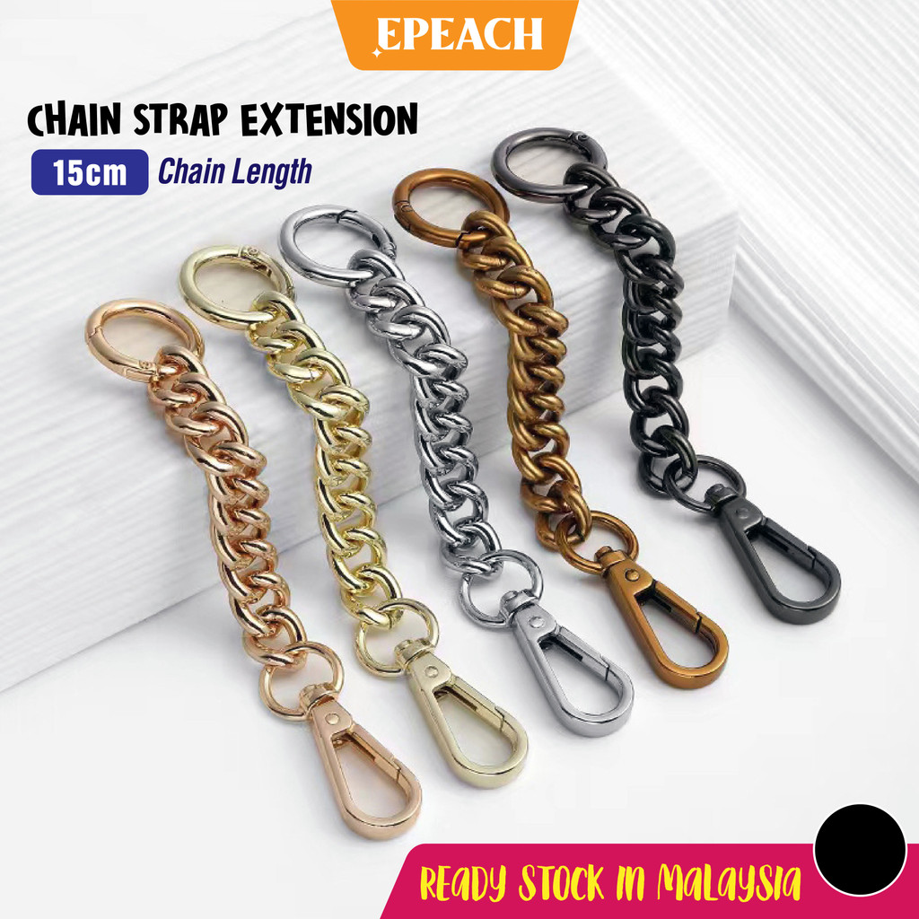 epeach 15cm Bag Chain Extension Strap Sambung Tali Rantai Beg