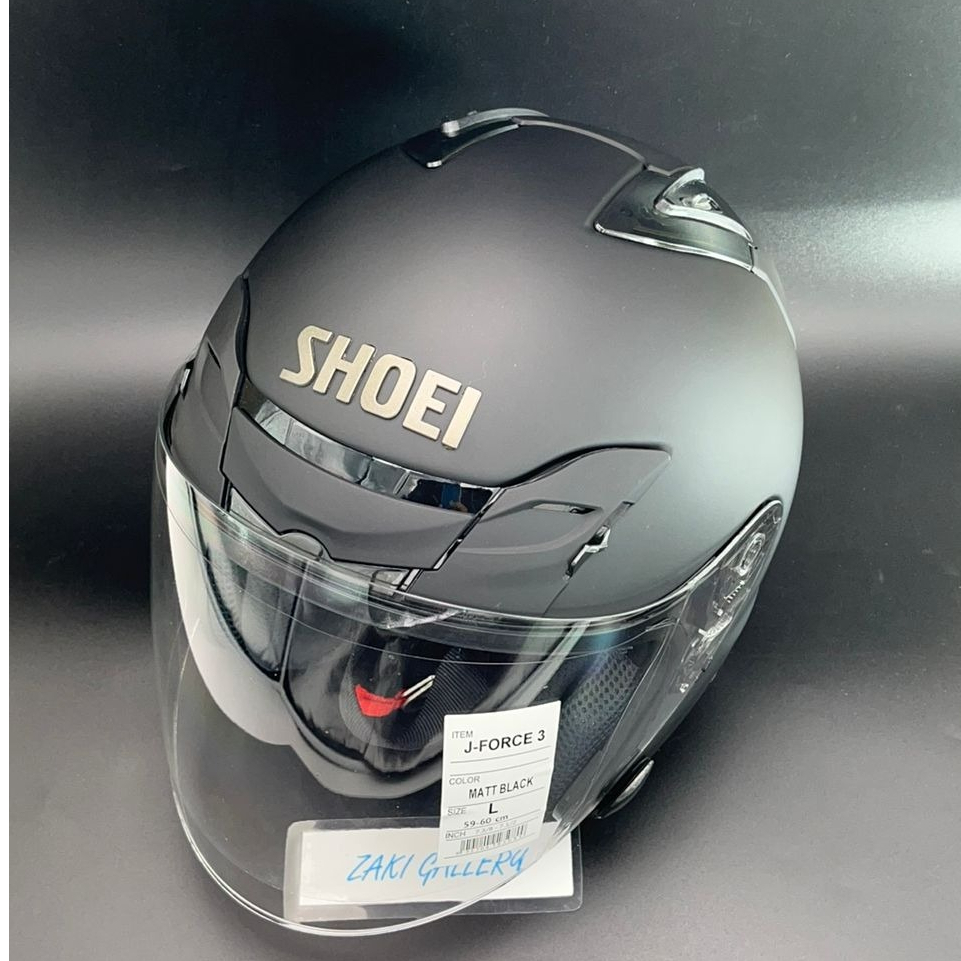 HELMET SHOEI J-FORCE 3 / JF3 / VISOR CJ1 (MATTE BLACK / BLUE