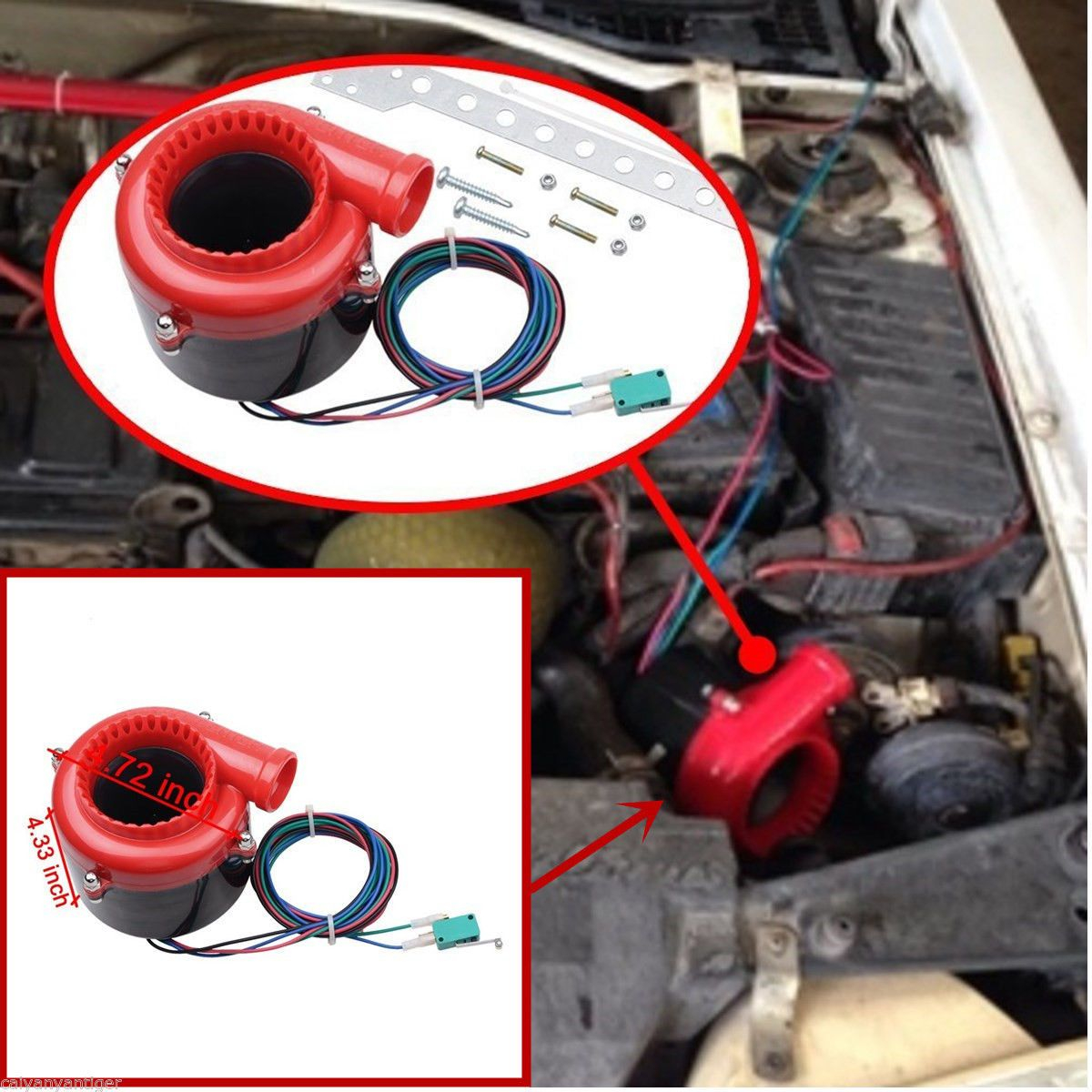 Car Electronic Fake Turbo Blow Off Valve Blow Off Sound Shopee Malaysia
