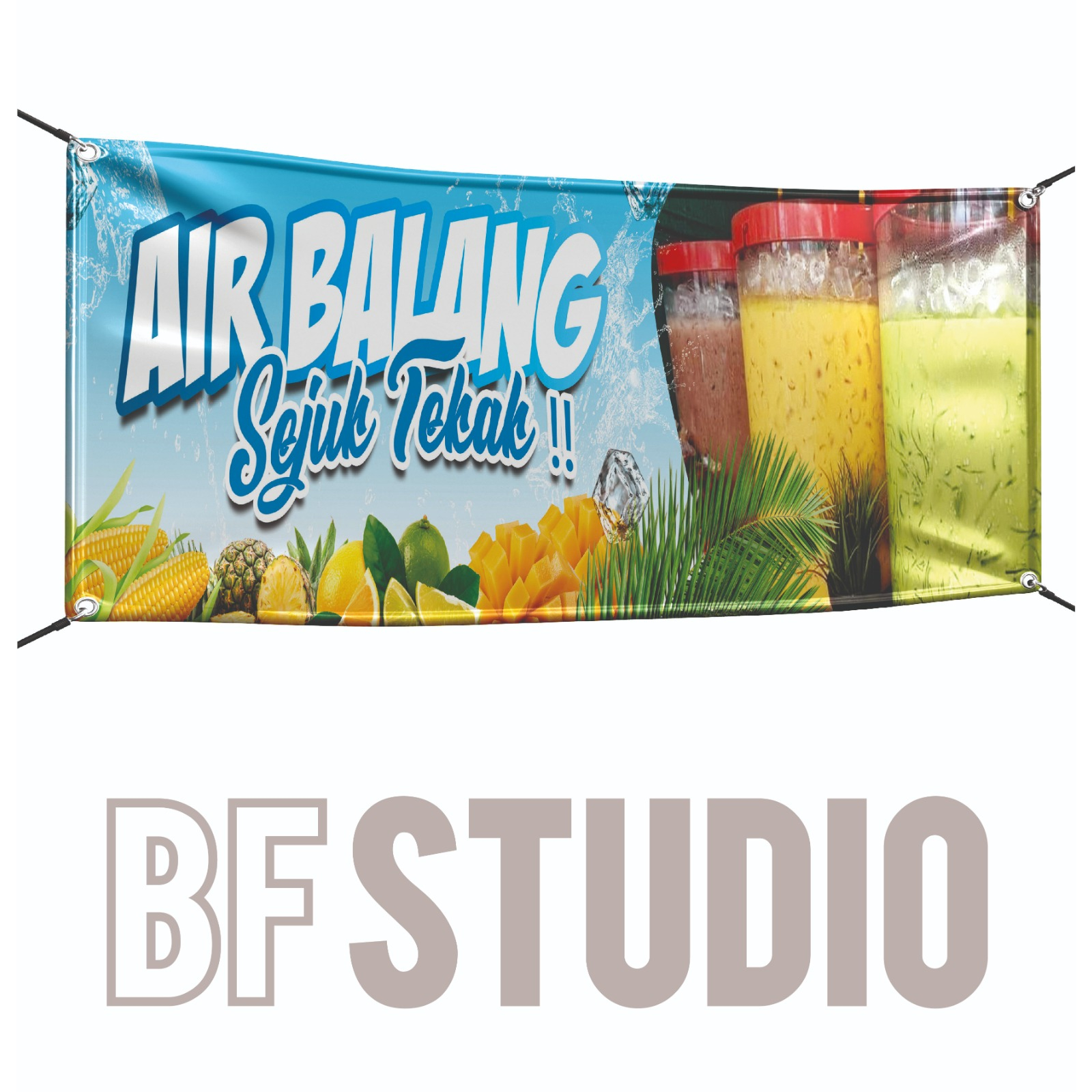 BANNER GERAI / JUALAN AIR BALANG / BANNER AIR BALANG FREE DESIGN BOLEH ...