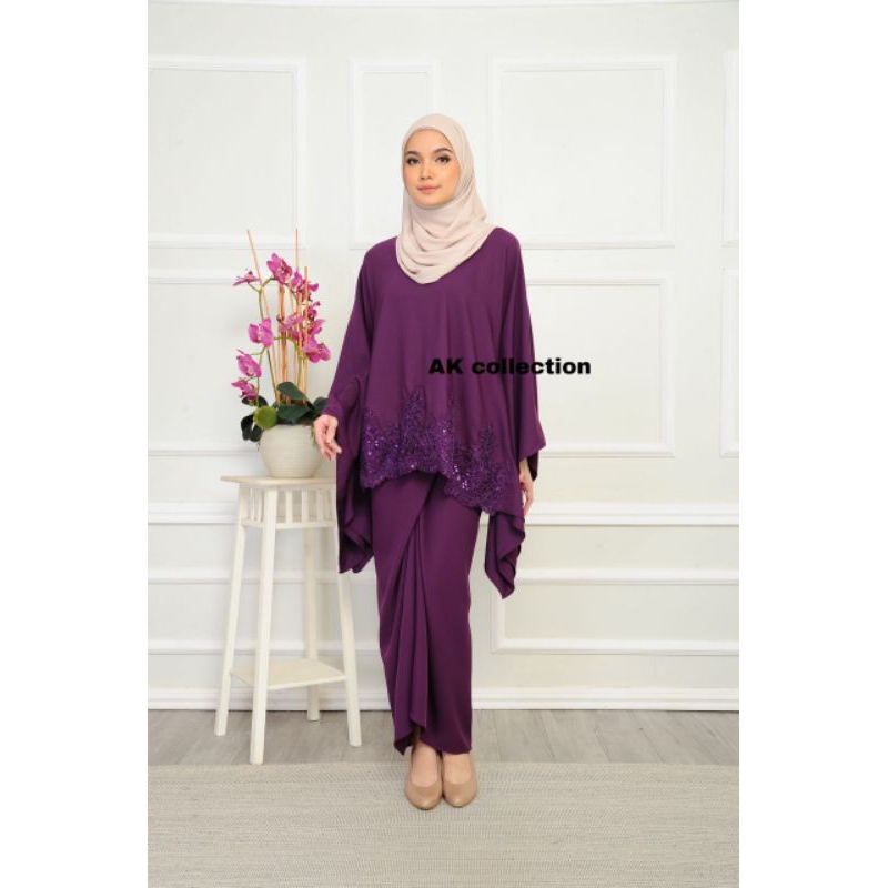 SAFIYYA KURUNG PARIO LACE + LABUCI LACE IRON | Shopee Malaysia