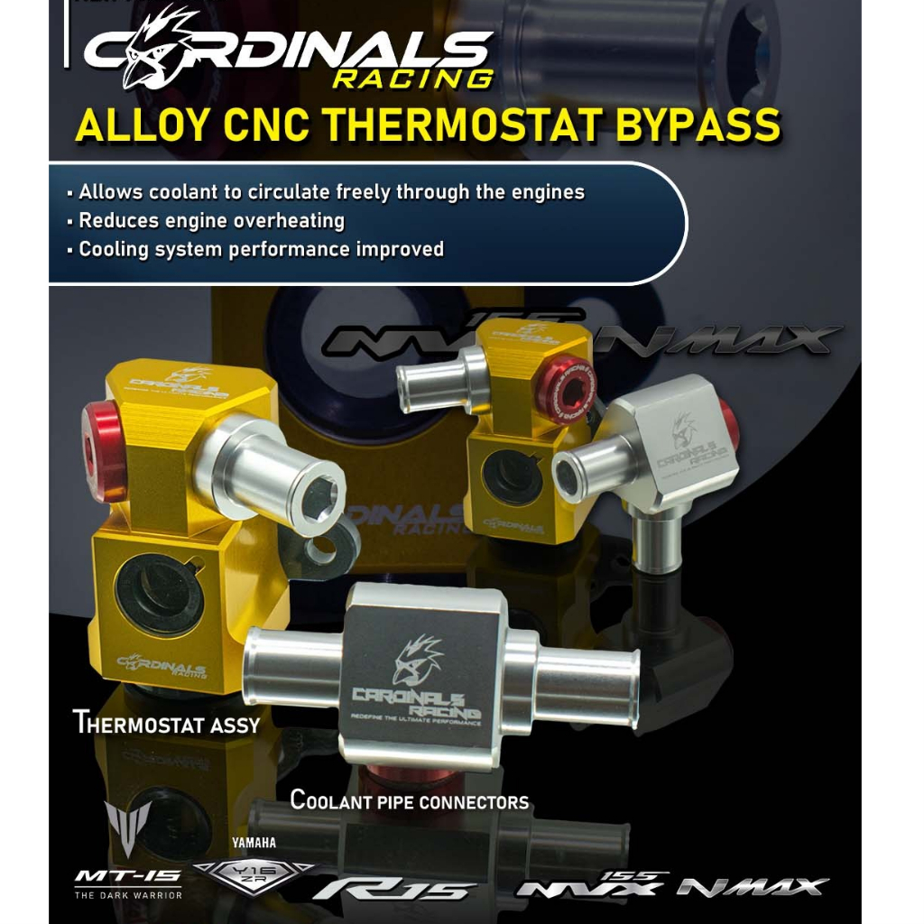 Y Nmax R V Nvx Cardinals Racing Alloy Cnc Thermostat