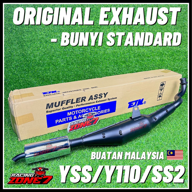 100% EJM YAMAHA Y110/Y100/SS2 Standard Exhuast Pipe/ Std ekzos ...