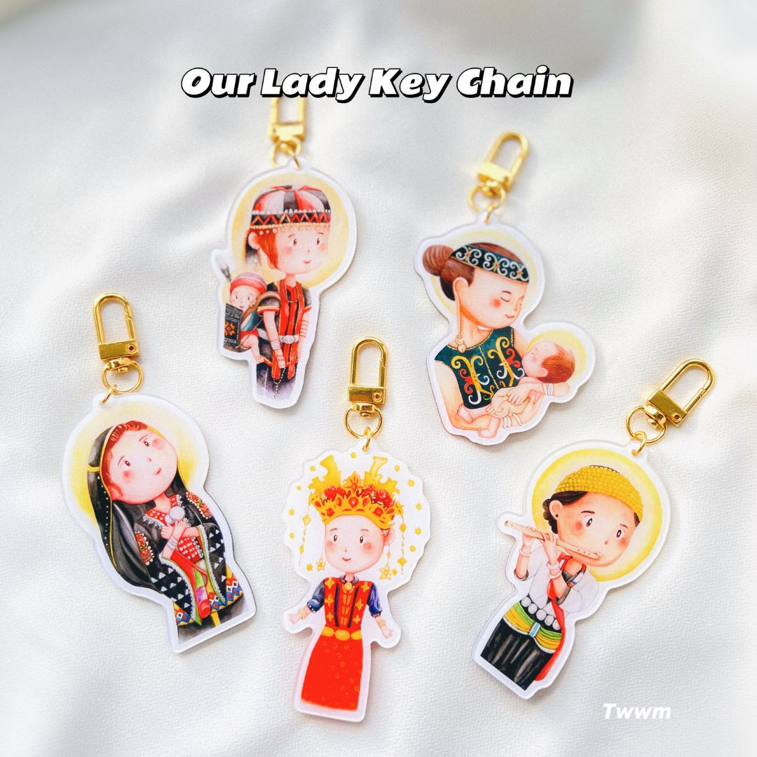 Our Lady Acrylic Key Chain | Shopee Malaysia