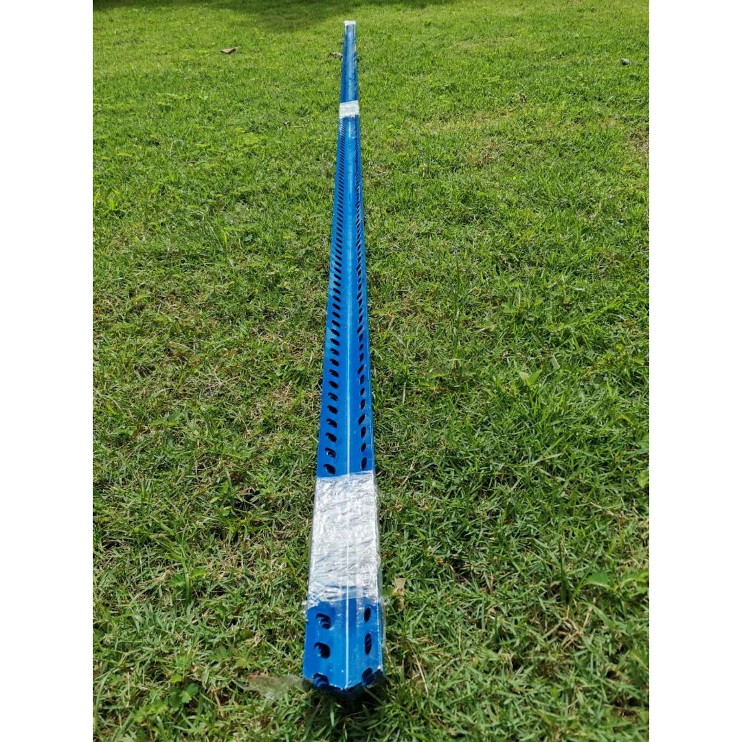 Biru Besi angle rak lubang 10kaki /slotted angle bar iron 10’ 10ft 10 ...