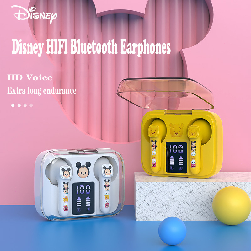 Disney earbuds Cartoon Mickey Minnie Lotso Winnie Wireless Bluetooth