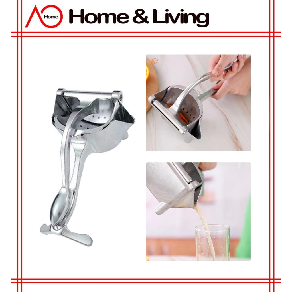 AO Home Aluminum Steel Hand Juicer Orange Juice Squeezer Manual Juicer ...