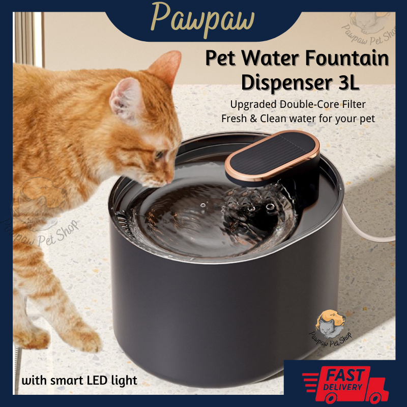 Pawpaw Dog Cat Water Fountain Filter Drinking Water Dispenser Automatic