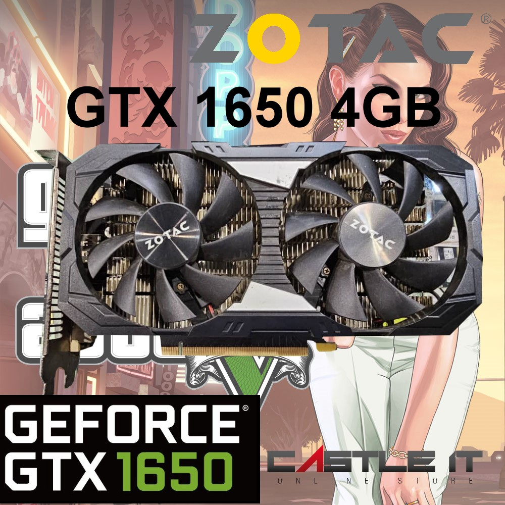 Zotac Soyo Asus GTX 1650 SUPER DUAL FAN 4GB GDDR6 GDDR5