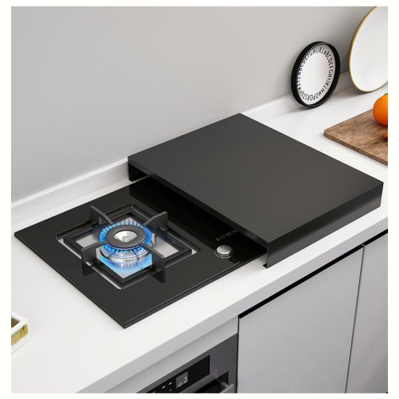 Gas stove cover stainless steel induction cooker stove table storage