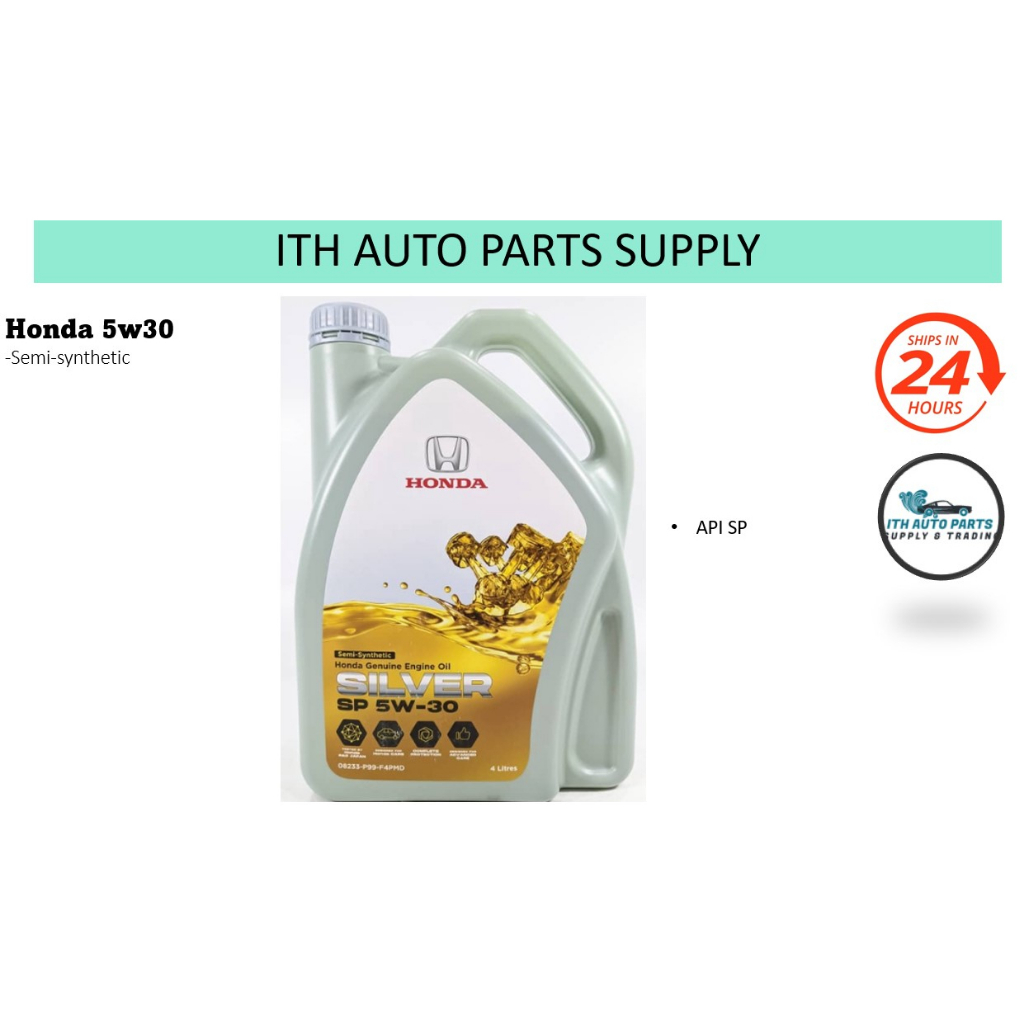 100 ORIGINAL Honda GOLD SP 5W30 Honda Engine Oil Semi Synthetic 5W30