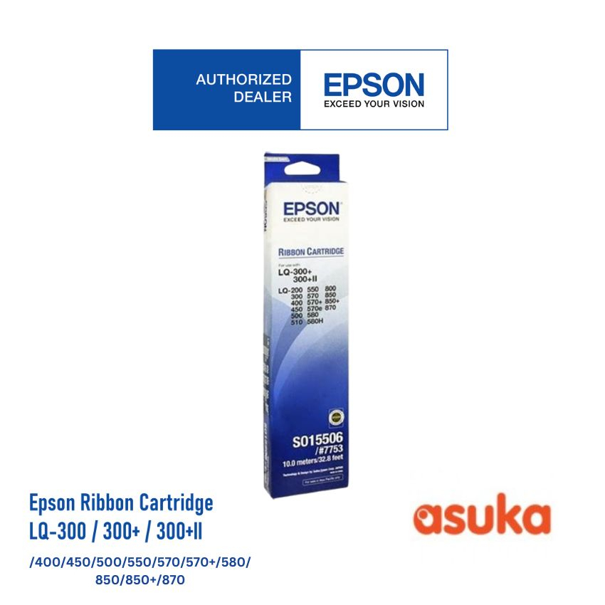 Epson LQ300 Ink Ribbon LQ300/300+/300+ll/400/450/500/550/570/570+/580