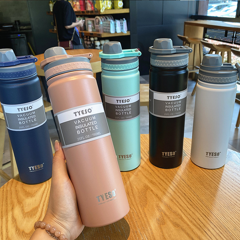 500l Insulated Thermos Bottle With 2 Extra Cups Stainless Steel