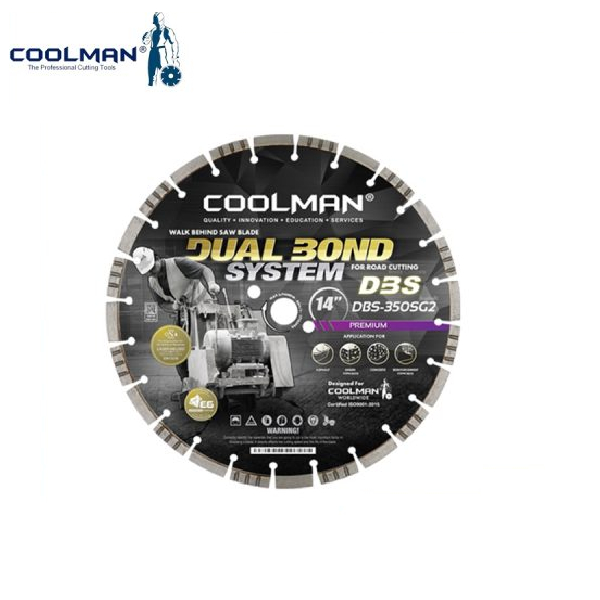 COOLMAN HIGH SPEED DUALBOND SYSTEM LASER WELDED BLADE DIAMOND DISC 14 ...
