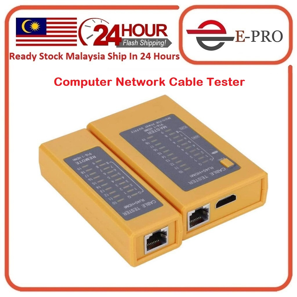 Computer Network Cable Tester RJ45 Cable Tester HandHeld for