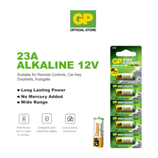 5 GP Batteries 12 Volt Typ 23A Alkaline L1028 23AE A23S LRV08 A23G Batterie  MS21