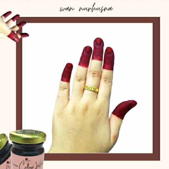 INAI CELUP MERAH INSTANT/ INAI VIRAL / inai celup murah | Shopee Malaysia