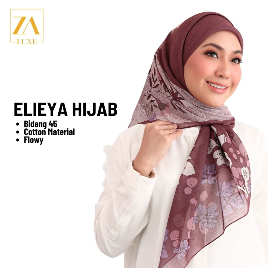 ZOE ARISSA TUDUNG BAWAL SHAWL PRINTED Soft Cotton Flowy Fashion Printed ...