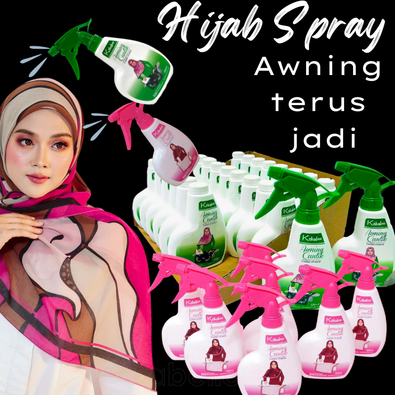 KEKABOO Starch Spray Spray Pengeras Tudung Awning Cantik (KAC