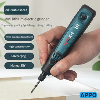 Multifunctional Mini Handheld Electric Grinder Set 6000-15000rpm Power  Rotary Tool Kit Rechargeable 5 in 1 Polisher Driller Cutter Engraver Sander  Pen