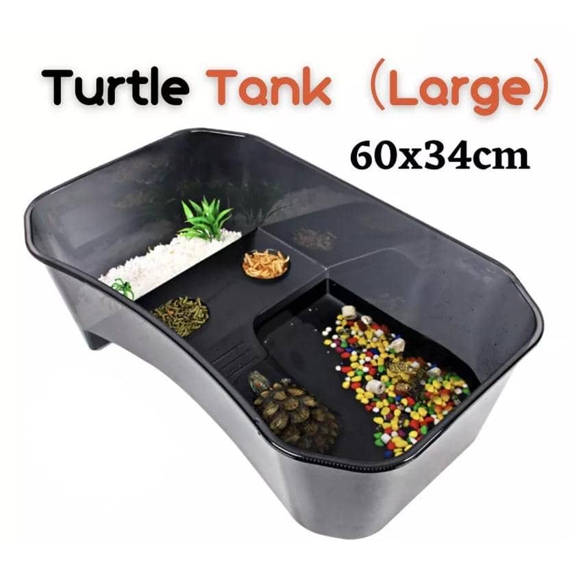 Reptile Turtle Tortoise Vivarium(Large size) Box Aquarium Tank Basking ...