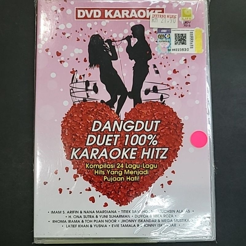 Dangdut Duet 100 Karaoke Hitz Kompilasi 24 LaguLagu Hits (DVD