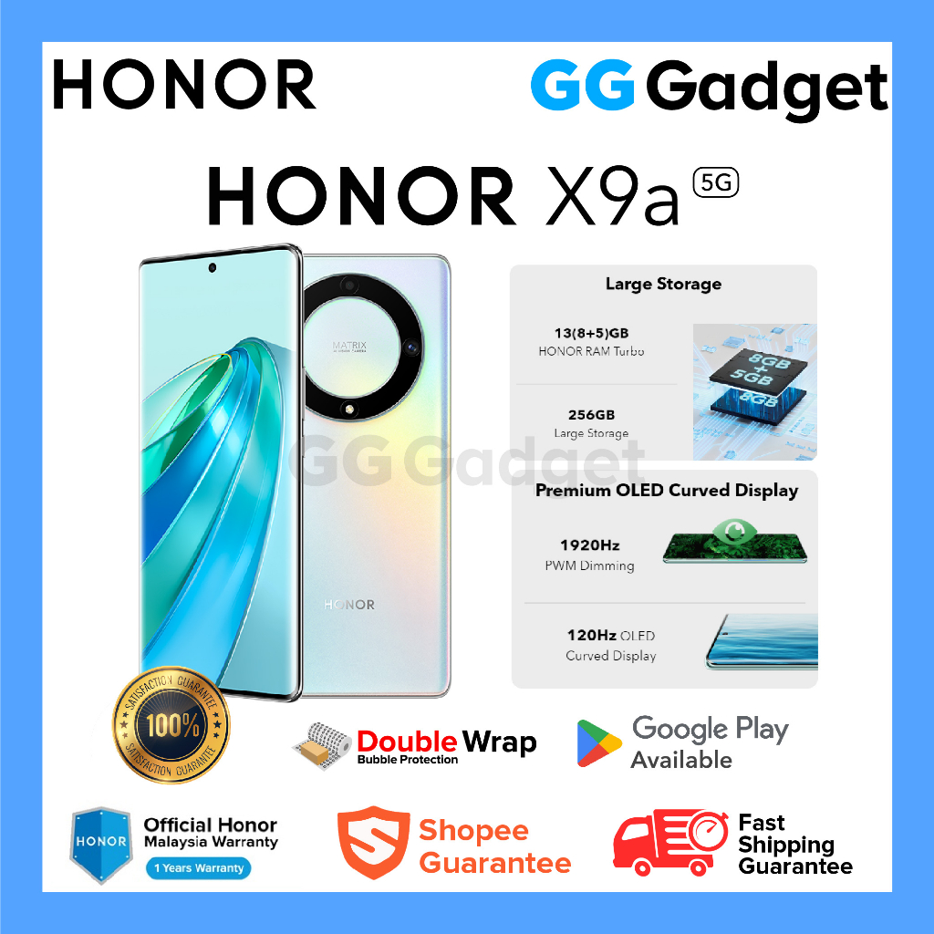 HONOR X9a 5G (8GB+5GB + 256GB) Ultra-tough Curve OLED Display, 40W ...